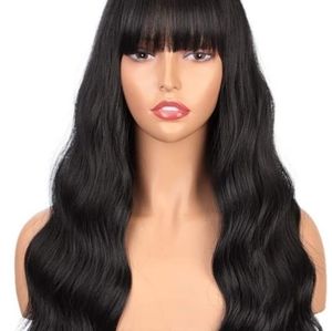 New Wig with bangs black